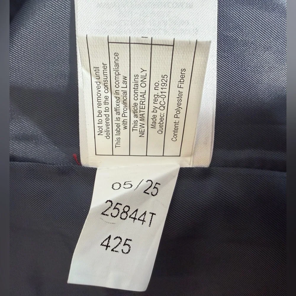 Lauren Ralph Lauren Classic Crest Patch Wool Blend Navy Winter Coat NWOT - Picture 16 of 16